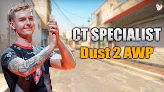CT Specialist: Dev1ce's AWP Positioning on Dust 2