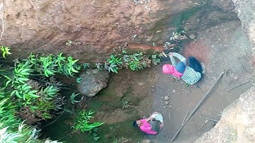 Nickel laterite face sampling on test test pit