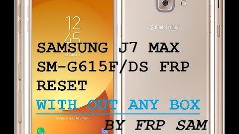 How to Remove Samsung Galaxy J7 Max SM-G615F  FRP WITH OUT ANY BOX   DONE  BY FREE ADB TOOL