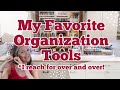 My Favorite Organization Tools || Organizing Your Craft Room