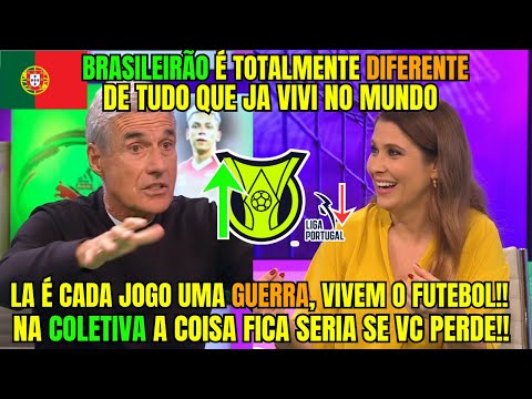 LUIS CASTRO FALA NA TV PORTUGUESA SOBRE O COMPEONATO BRASILEIRO E PORTUGUESES FICAM LOUCOS!!!