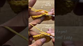 How to Invisible Decrease: 2 Best Methods #crochettip #shorts