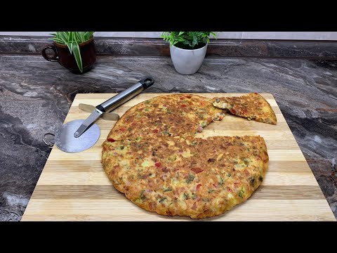 Быстрая пицца на сковороде🍕🍕🍕