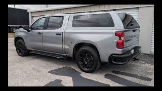 2023 Silverado WT 110v Outlets Install Cigarette Lighter Socket Panel Chevy Logo Bedrug Upgrades