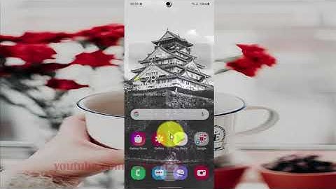 Samsung Galaxy S20 : How to set navigation bar as Full screen gestures (Android 10)