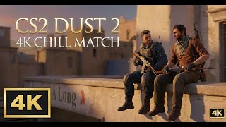 Counter Strike 2 | Dust 2 Chill Match 🌵 | 4K High Quality #CS2 #CounterStrike2