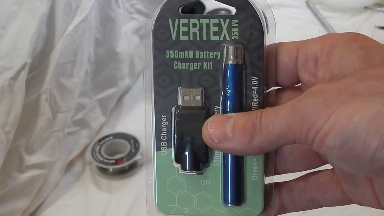Fix for variable voltage vape pen Vertex 350VV or similar - YouTube