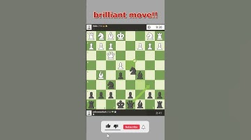 Brilliant move by beginner !(reupload) chess match highlight /   #short  #chess #chessgame #chesscom
