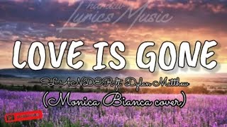 Love is gone - Acoustic (cover by monica bianca) Lyrics