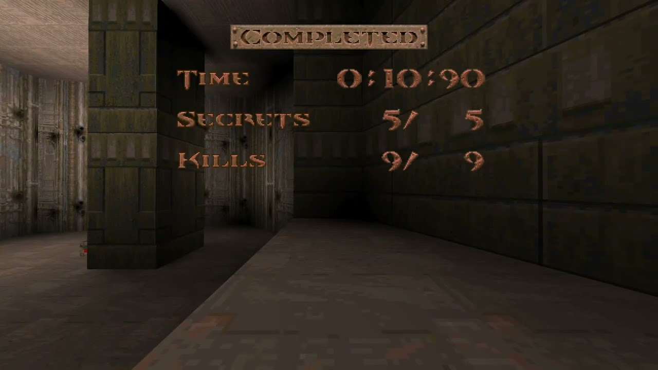 Quake - 4-player Easy 100% of doom2_01 by Chambers, Khristov, EddWardG & Sphere in 