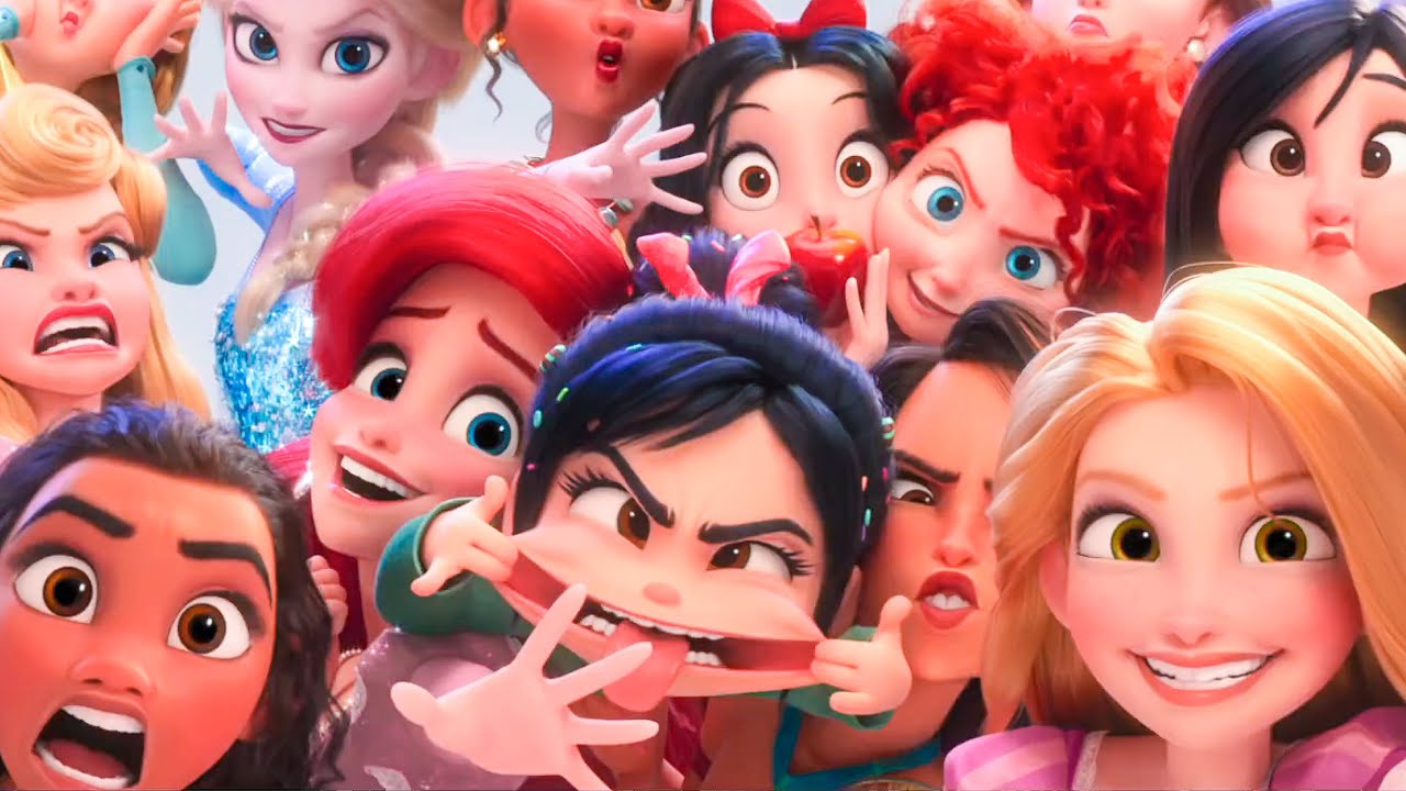 Download WRECK-IT RALPH 2 - Frozen, Merida, Disney Princesses and Baby Moan...