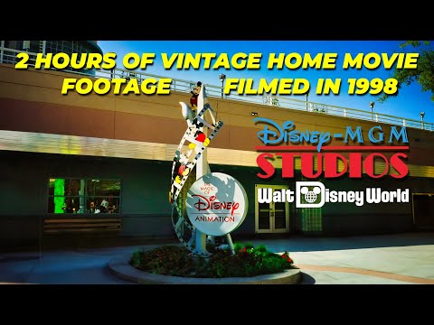 Restored Home Video: Visiting Disney MGM (Hollywood) Studios in 1998  (HD 50FPS)