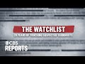 The watchlist 20 years of tracking suspected terrorists  cbs reports