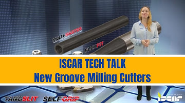ISCAR TECH TALK -  New Groove Milling Cutters