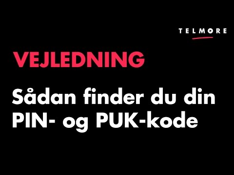 Video: Sådan Finder Du Din Telefonkode