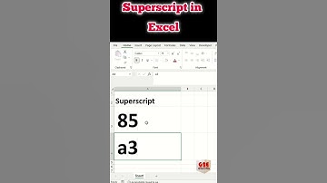 How to do superscript in excel 🔥#viral #shorts #excel #microsoftexcel #trending #exceltips