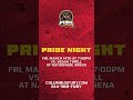 Pride Night Promo