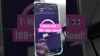 T-Mobile with the devil’s download! 👿 💯 + mbps upload! #shorts / 5G 5GUC N41