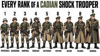 POV: Your Life at Every Rank of a Cadian Shock Trooper (Warhammer 40k)