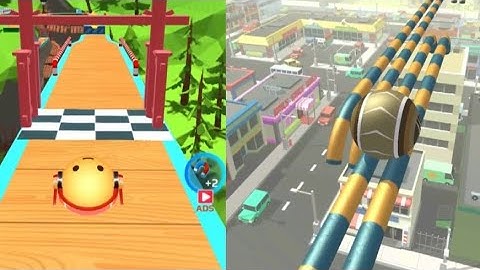 skyrollingball3d,Actino BallsAll Levels Gameplay Android, ios Walkthrough Mobile Ramuk Gameplay