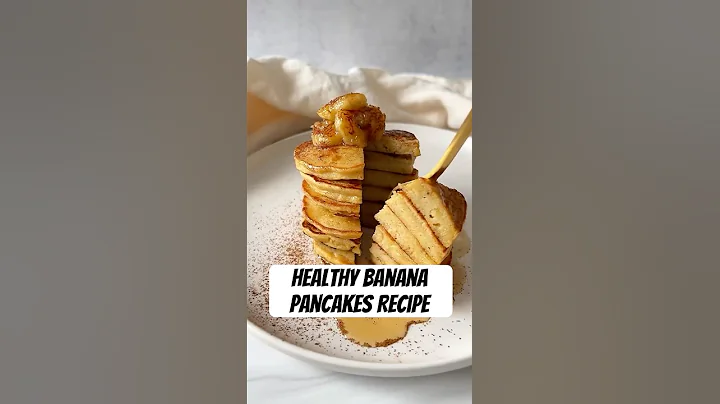 4 Ingredient Healthy Banana Pancakes 🥞