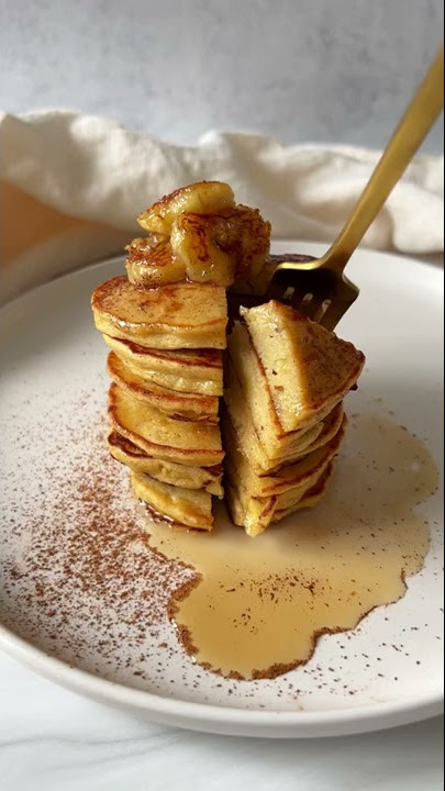 4 Ingredient Healthy Banana Pancakes 🥞