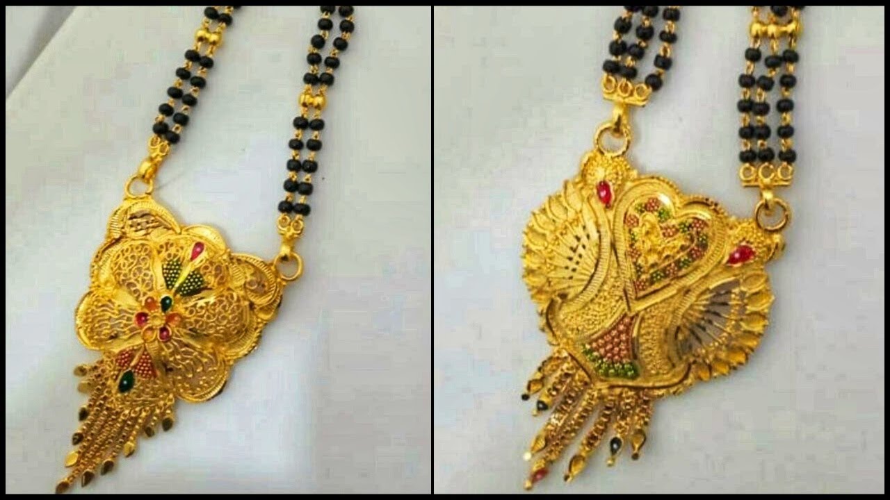 Latest Gold Mangalsutra Designs | Dulhan Gold Mangalsutra | Gold  Mangalsutra - YouTube