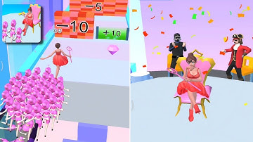 Max Level Queen Bee 3d 👗💄👠 Update!! All Level Gameplay Walkthrough [Level 10-11]_ Android & iOS Game