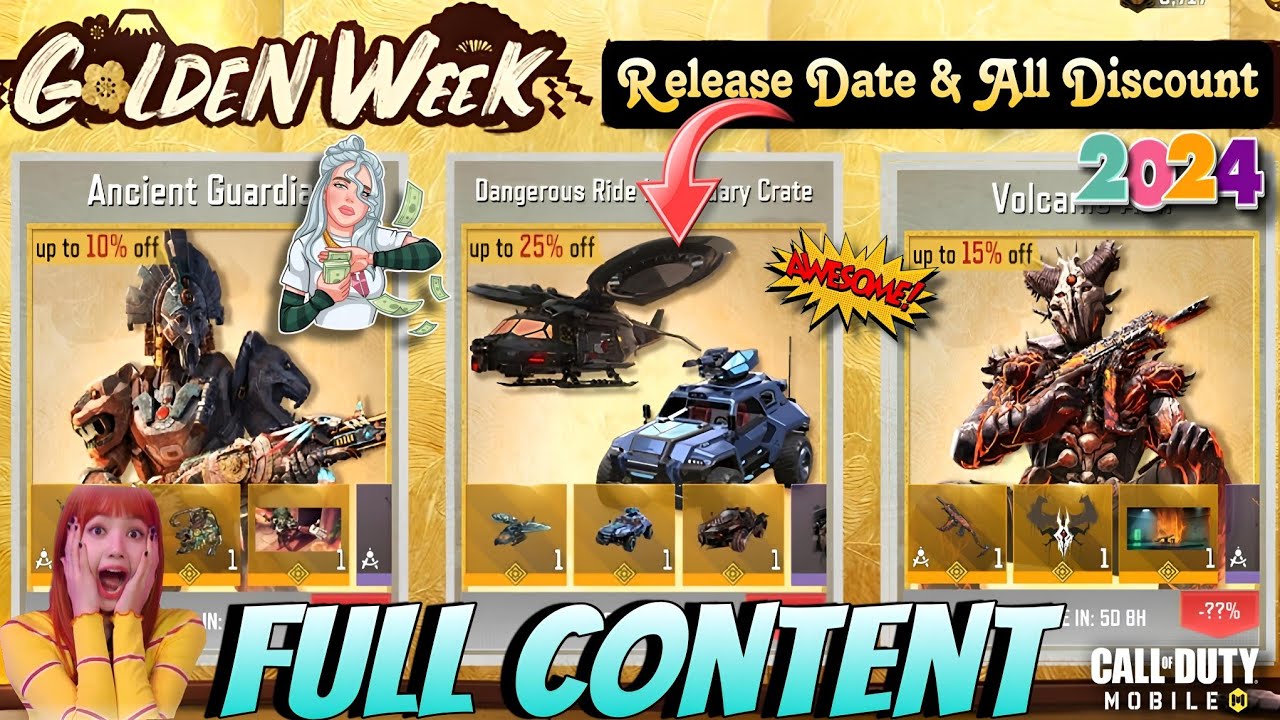 🤯Full Content for Golden Week Sale | 10% to 15% & 25% + 50% All ...