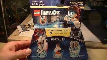 LEGO DIMENSIONS PORTAL 2  LEVEL PACK UNBOXING