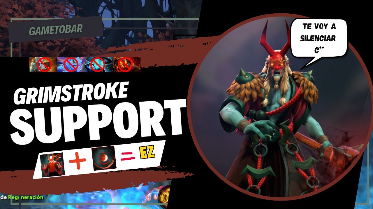 Dota2 - 3 Tips para Jugar GRIMSTROKE SUPPORT