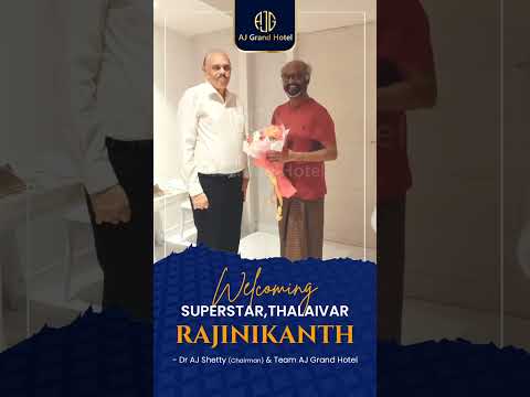 Superstar Rajanikanth Visit AJ Grand Hotel Mangalore #superstarrajinikanth