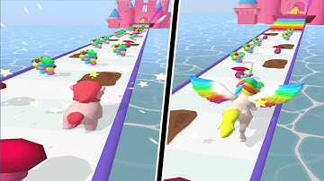 Unicorn Run 3D 🦄👸 All Levels Gameplay WalkThrough Trailer Android,ios New Game UR1GP5