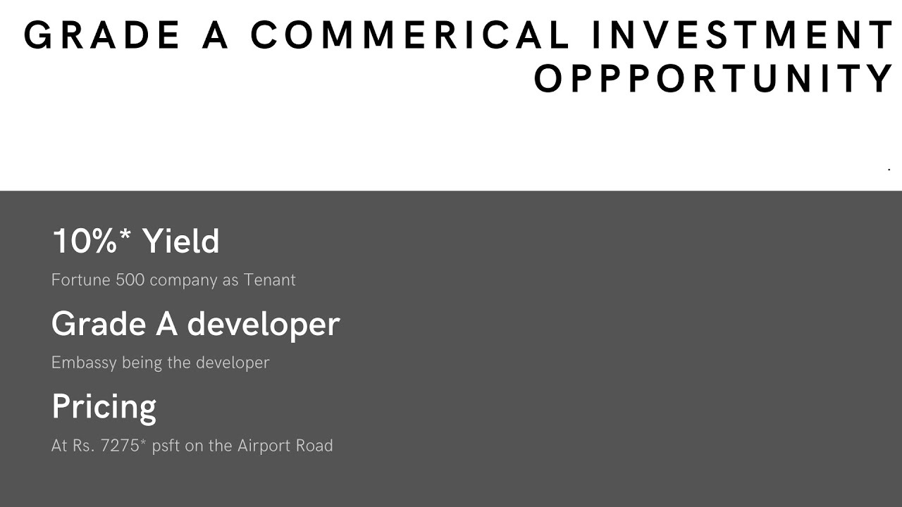 Invest in Grade A Commercial Office Space | Rs. 25 Lakhs onwards | 7259269858