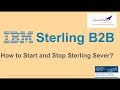 IBM Sterling Tutorials :How to Start and Stop Sterling Server @ Best IBM Sterling Training