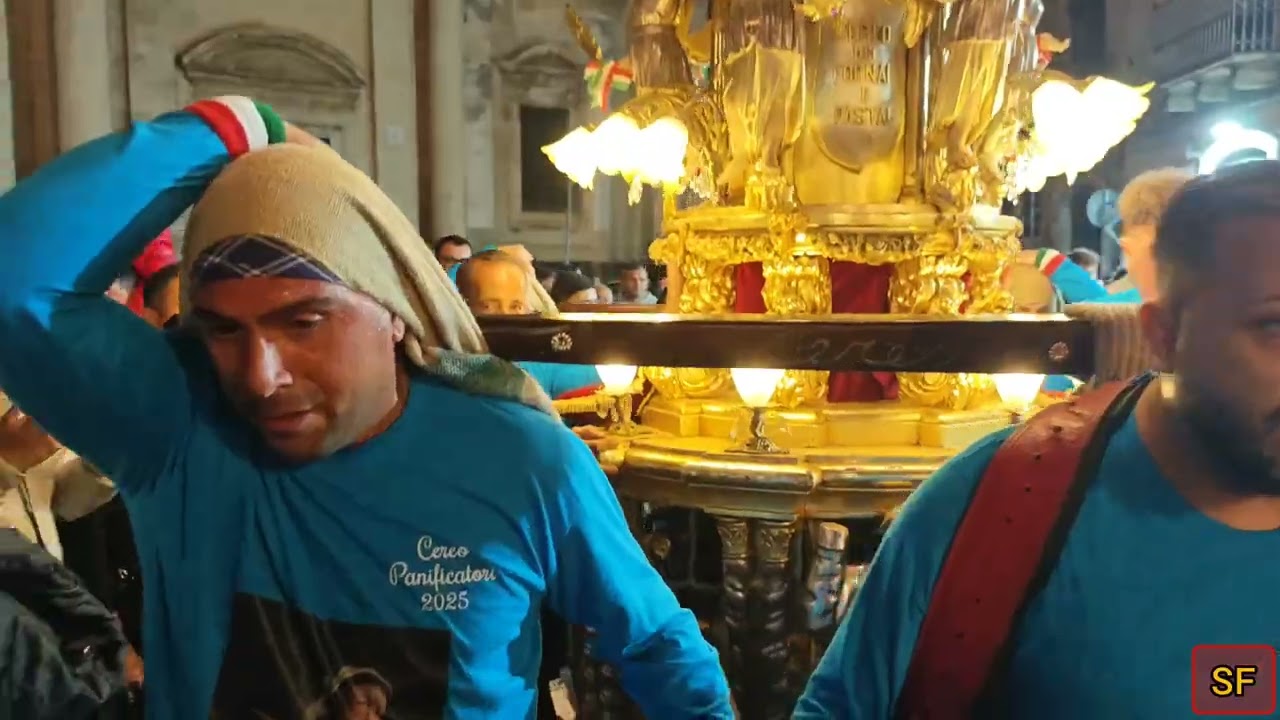 Paternò  - Festa di Santa Barbara -  Uscita del Cereo Panificatori  - 14 /11/ 2025