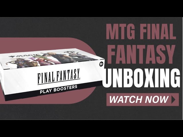 mtg final fantasy set booster box Amazon.com: Magic: The Gathering card decks Is my booster pack of