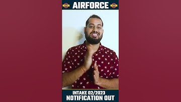 AIRFORCE INTAKE 02/2023 || Notification Out :- By Vivek Rai Sir