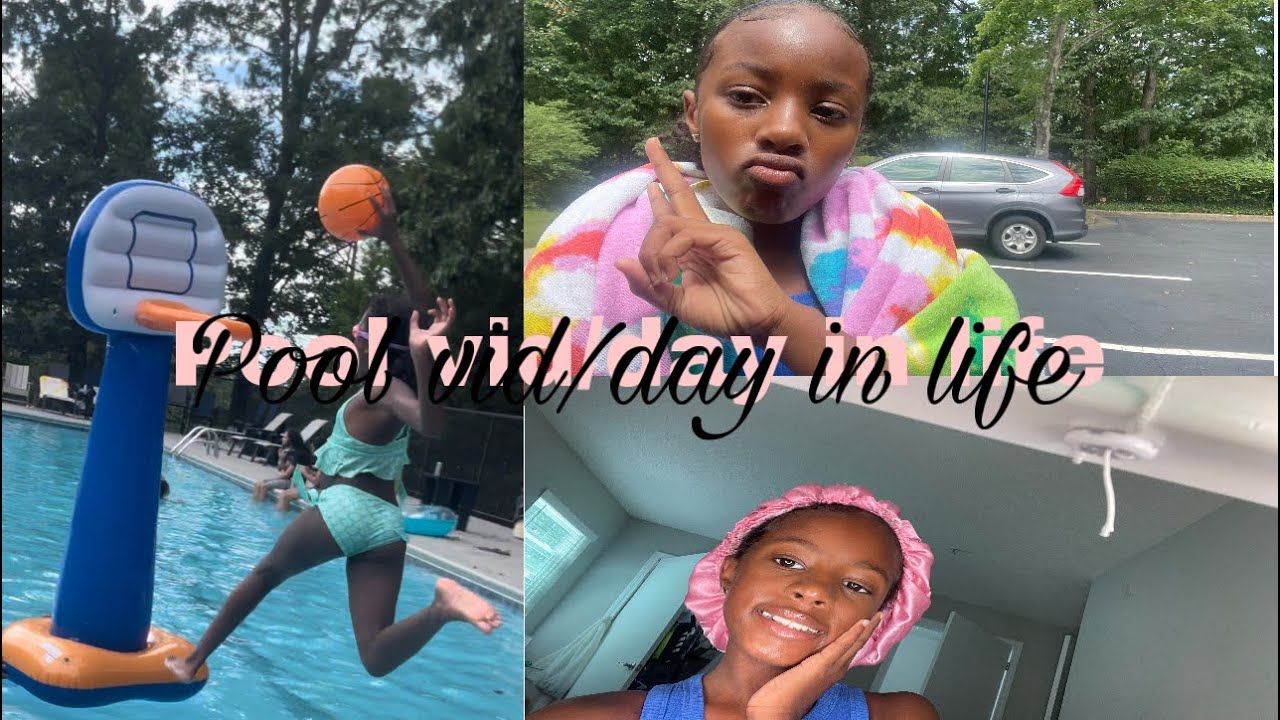 Morning routine/pool day - YouTube