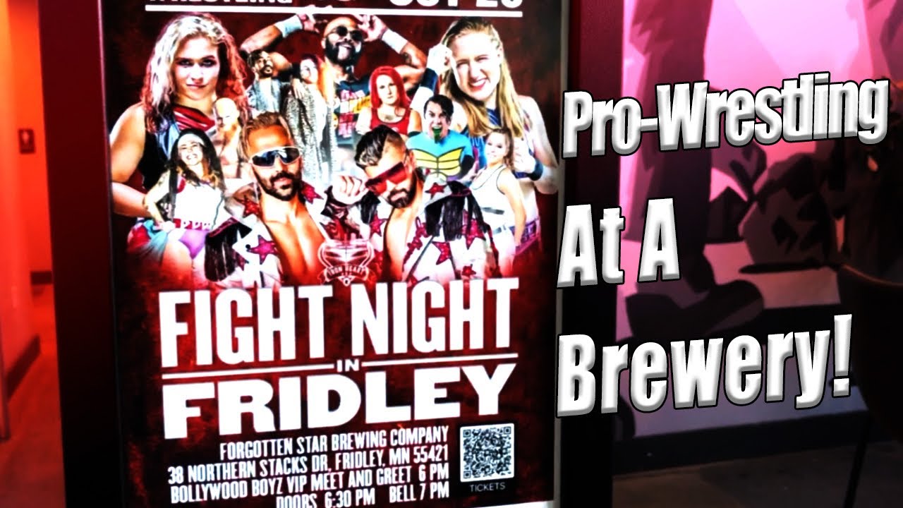 VEDA'S VLOG // PRO WRESTLING IN A BREWERY! IRONHEART PRO YouTube