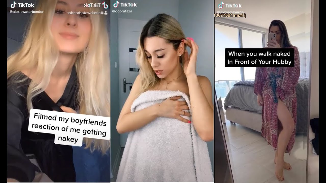 Accidental nudity on tiktok