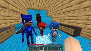 Bebek Soni̇cten Saklanmak İçi̇n Gi̇zli̇ Oyun Odasi Yaptim - Minecraft