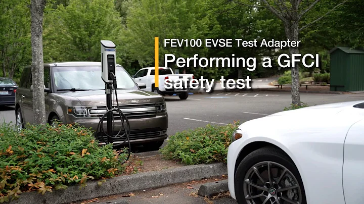 Perform a GFCI test with the FEV100 EVSE Test Adapter