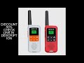 Retevis RT649B Walkie Talkie 2/4 Pcs PMR446 Long Range Walkie-talkie Rechargeable VOX Two-way Radio