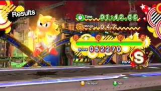 Sonic Generations Rank S - (Classic Super Sonic)