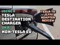 Charging a non-Tesla EV at a Tesla Destination Charger: you NEED this adapter!