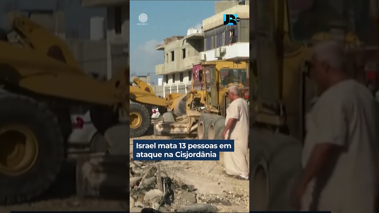 Uma operação israelense provocou a morte de 13 pessoas na Cisjordânia #JR24H #shorts