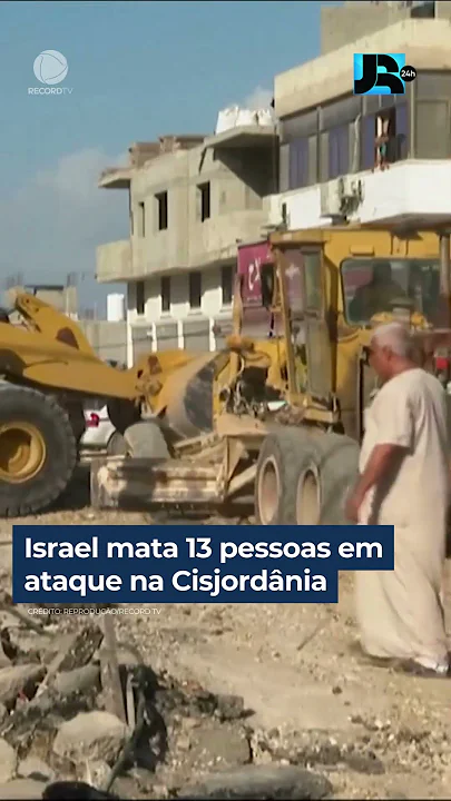 Uma operação israelense provocou a morte de 13 pessoas na Cisjordânia #JR24H #shorts
