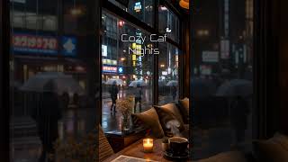 Japanese Café Ambience ☕ Soft Jazz & Rain Sounds in Tokyo Coffee Shop