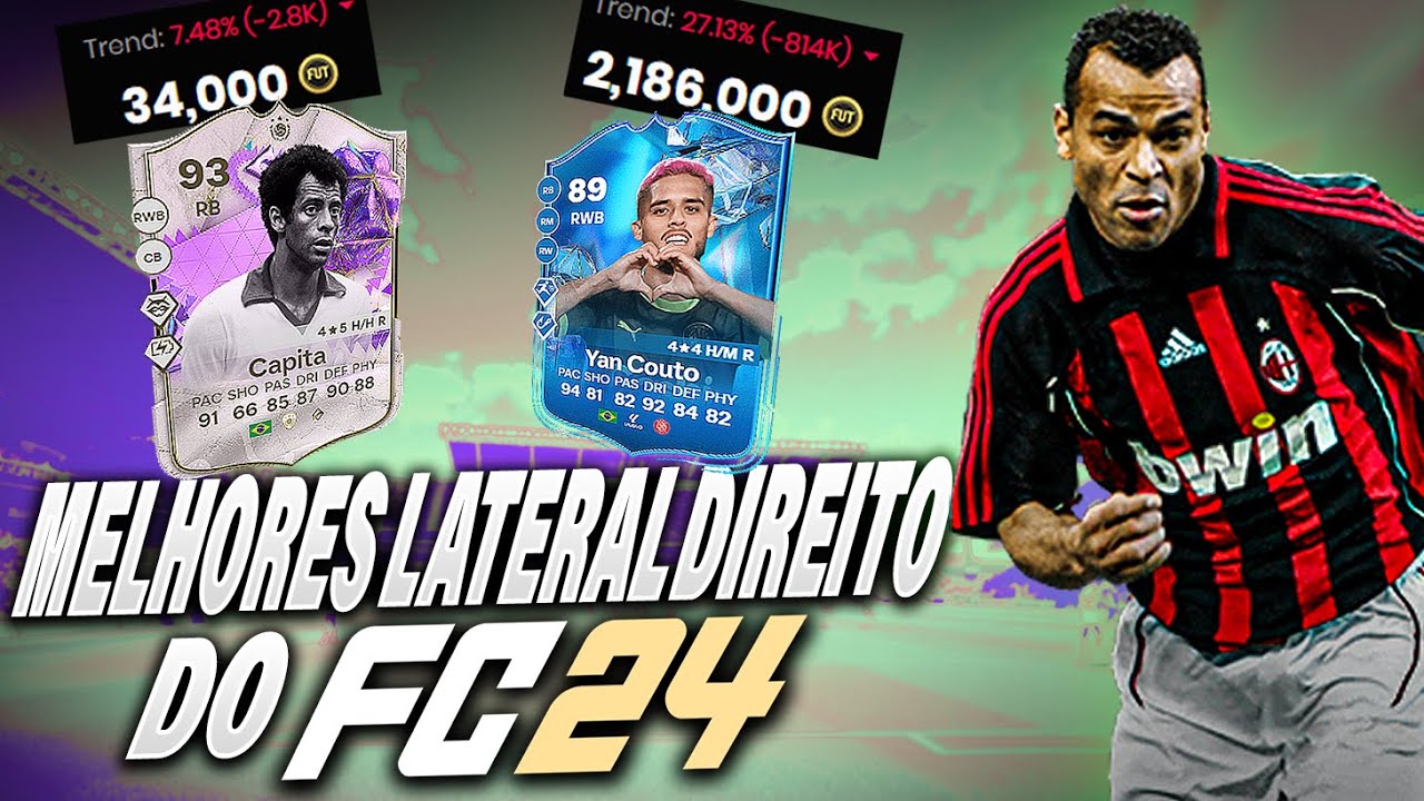 MELHORES LATERAIS DIREITO META e BUGADOS do FC 24 🥊 (ATUALIZADO) - YouTube